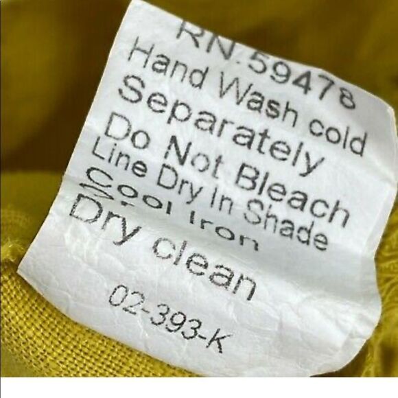 Lungo L’Arno Linen Yellow Striped Blouse - Picture 9 of 10